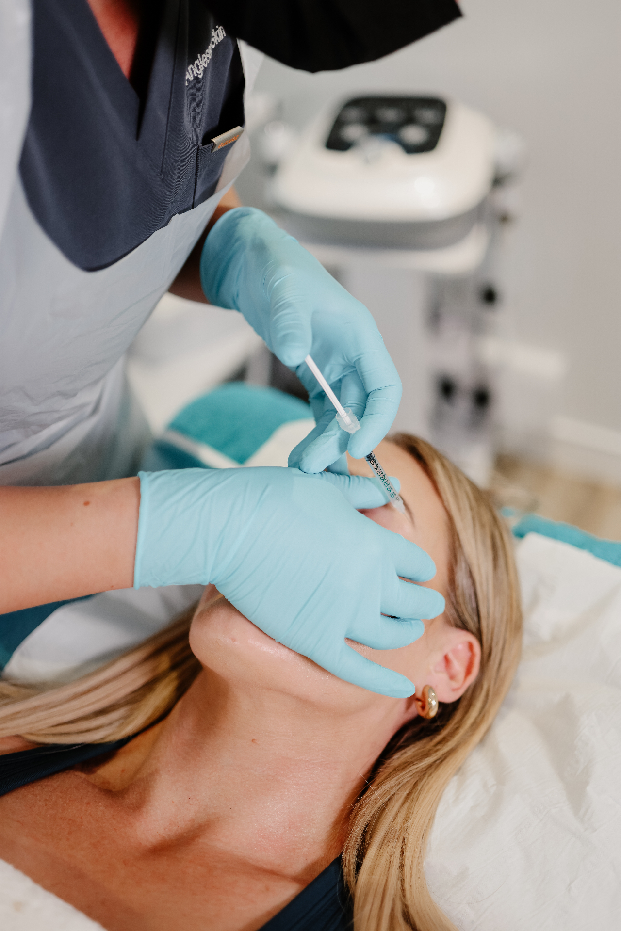 Anti-wrinkle injection treatment at Anglesey Skin Clinic
